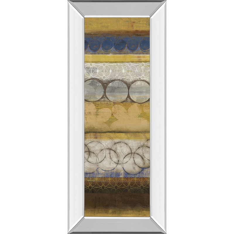 Mellow Il By Allison Pearce – Mirror Framed Print Wall Art – Yellow