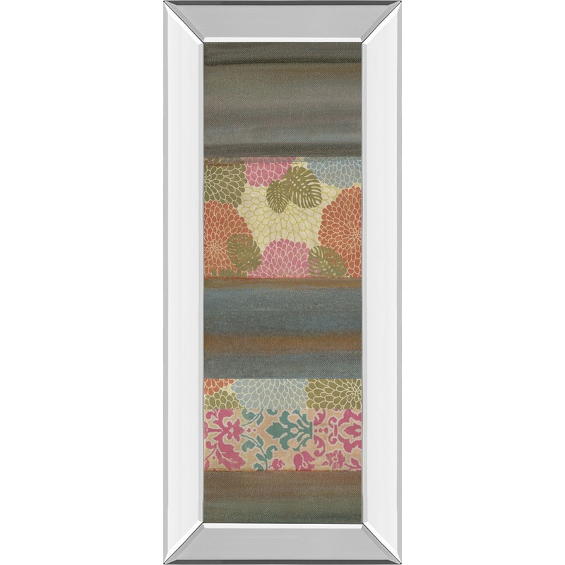Pretty In Pink III By Willie Green-aldridge – Mirror Framed Print Wall Art – Pink