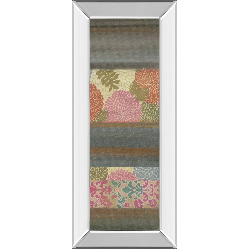 Pretty In Pink IV By Willie Green-aldridge – Mirror Framed Print Wall Art – Pink