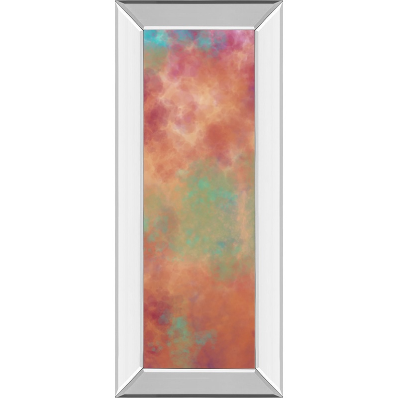 Vapor Il. A By Jason Johnson – Mirror Framed Print Wall Art – Red