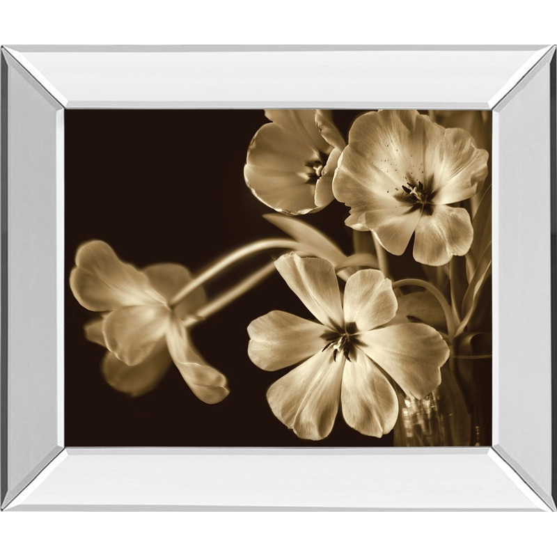 Elegante By Adrian Jendrasik – Mirror Framed Print Wall Art – Black
