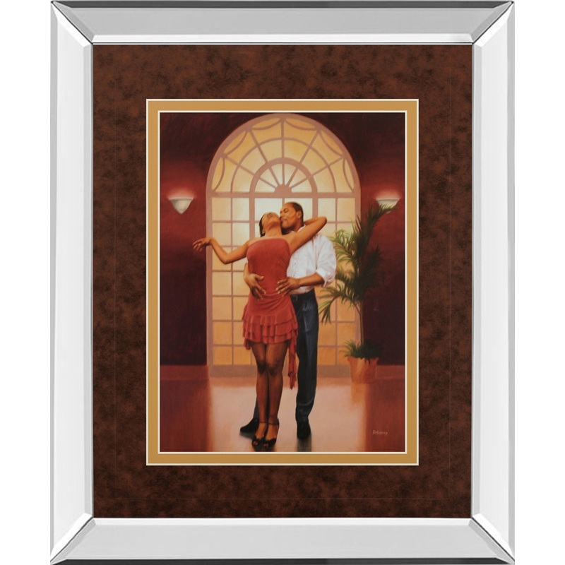 Heavenly Arch By Delancy – Mirror Framed Print Wall Art – Red