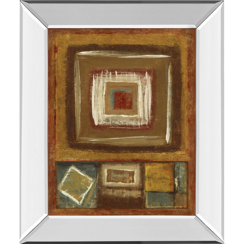 In The Rough By Jenny Siekmann – Mirror Framed Print Wall Art – Bronze