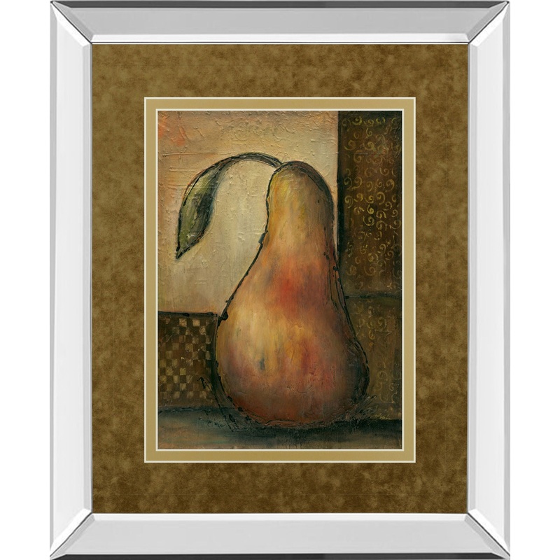 Peralicous Il By Joyce Combs – Mirror Framed Print Wall Art – Green