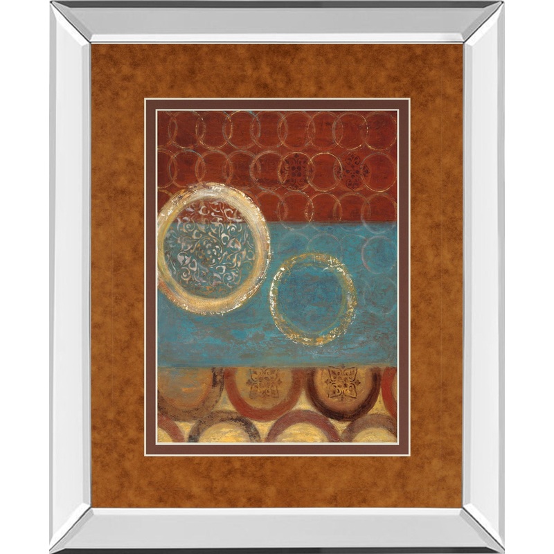 Tanzania I By Tava Studio – Mirror Framed Print Wall Art – Red