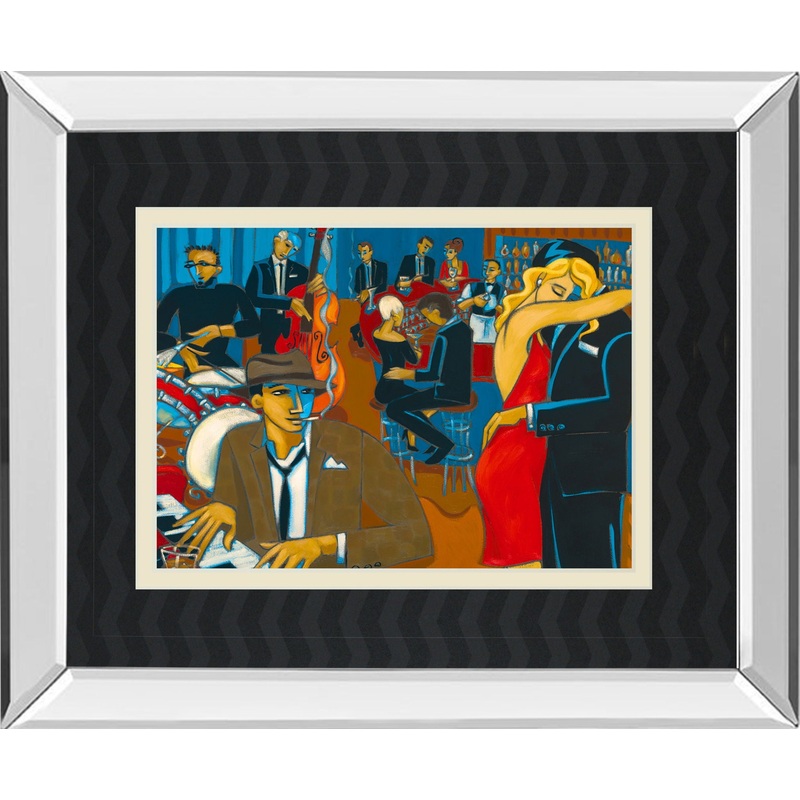 After Hours By Marsha Hammel – Mirror Framed Print Wall Art – Red