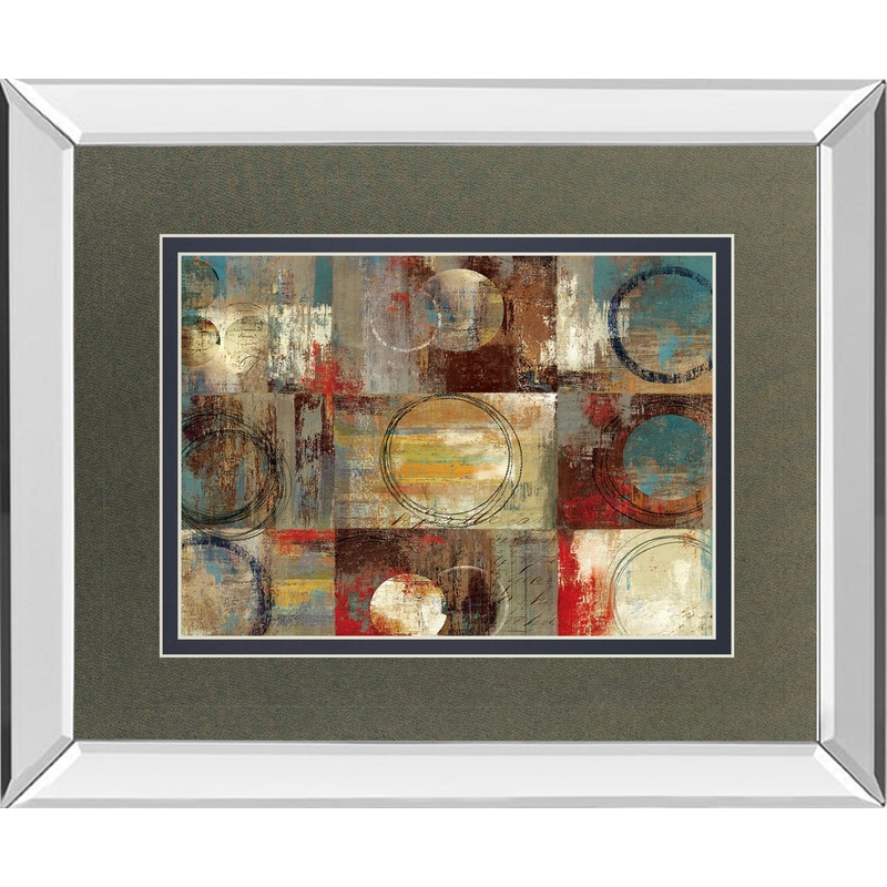 All Around Play By Tom Reeves – Mirror Framed Print Wall Art – Red
