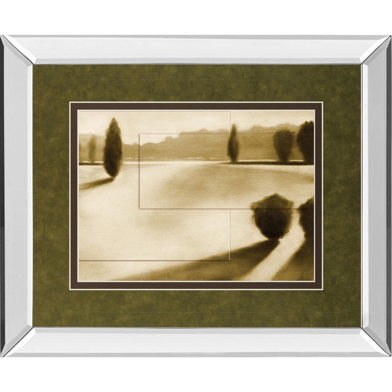 Cyprus Eclipse Il By Brent Collins – Mirror Framed Print Wall Art – Green