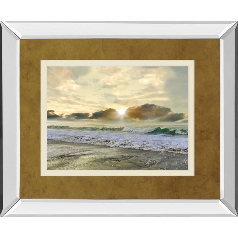 Discovery By Mike Calascibetta – Mirror Framed Print Wall Art – Gold