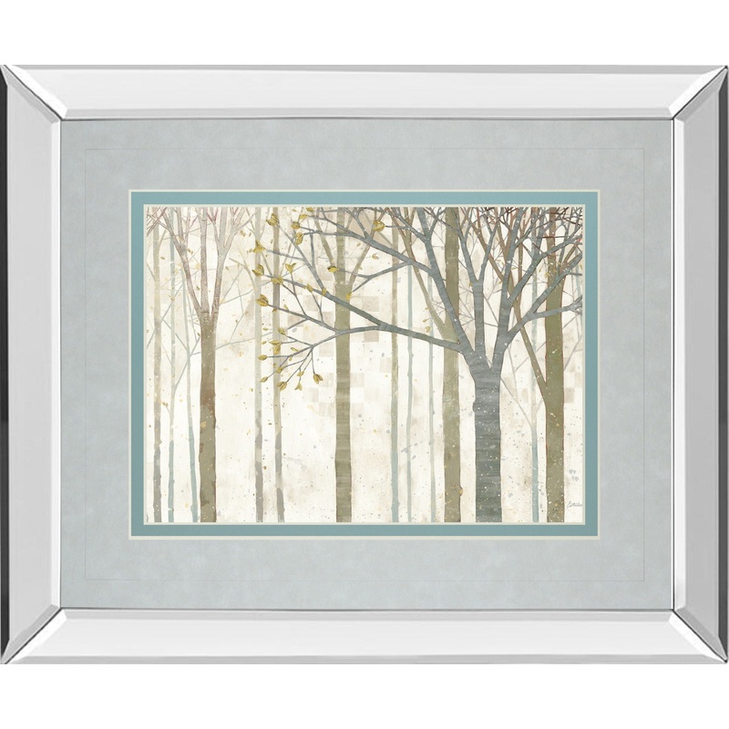 In Springtime No Border By Katherine Lowell – Mirror Framed Print Wall Art – White