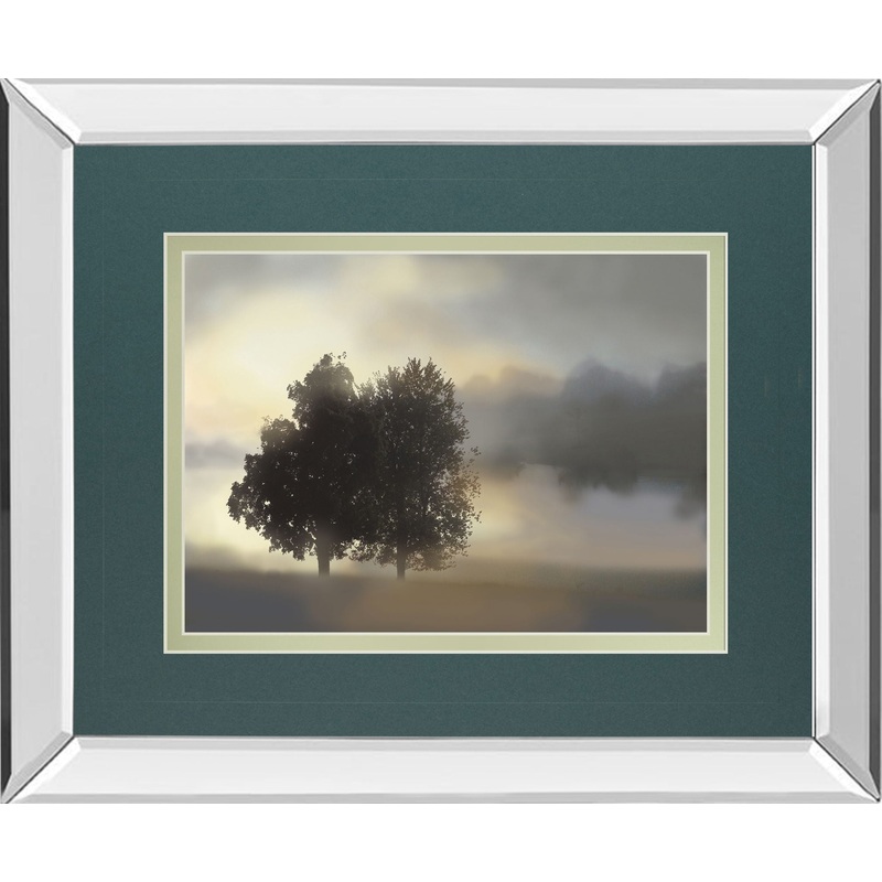 Misty Morning By Nan – Framed Print Wall Art – Yellow