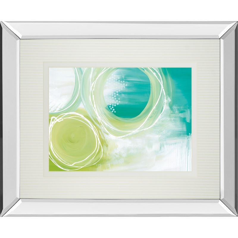 Praying For No Strings By Julie Hawkins – Mirror Framed Print Wall Art – Blue