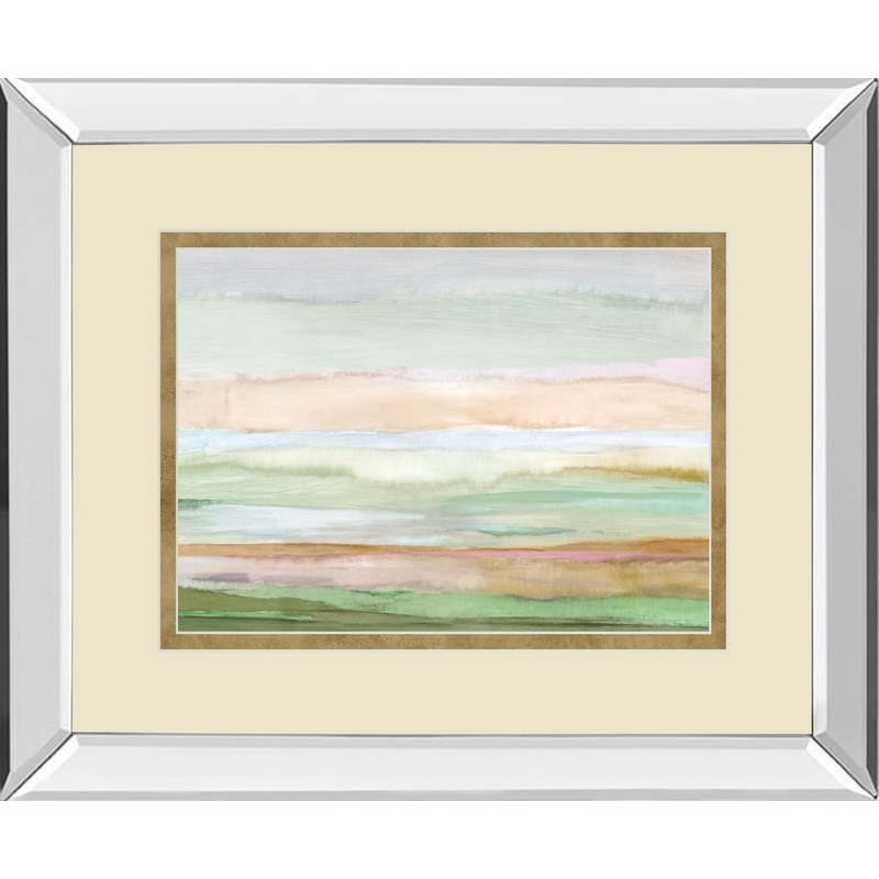 Pursuit By Ruth Palmer – Mirror Framed Print Wall Art – Pink