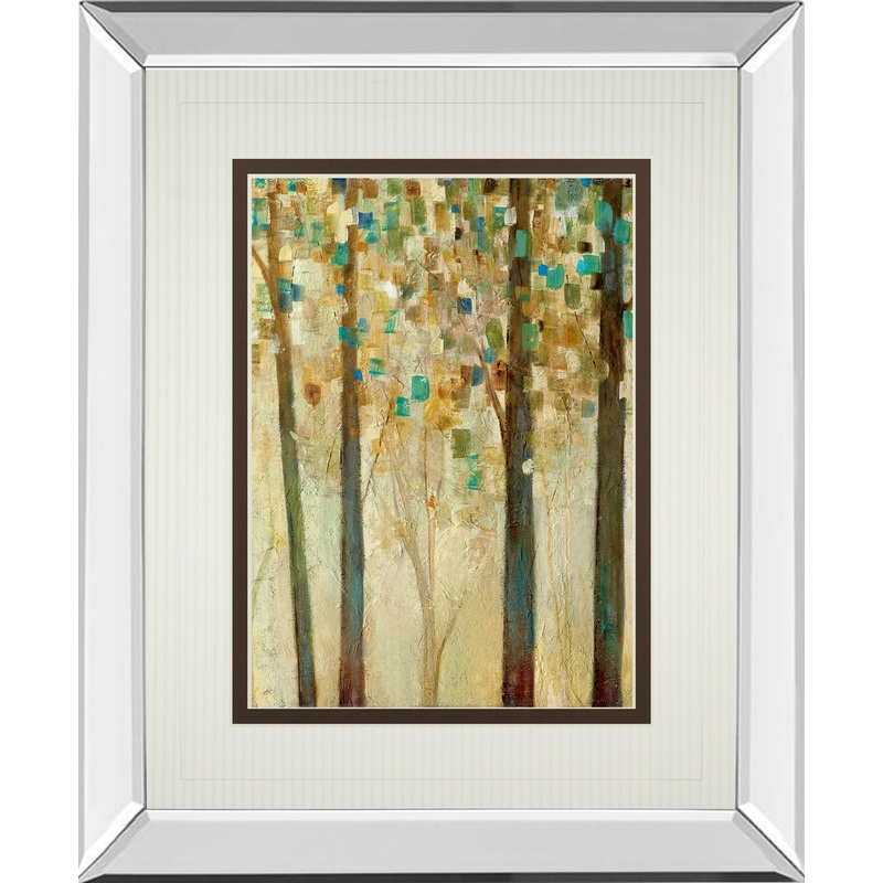 Reach For The Sun I By Carol Robinson And Mossy Oak Native Living – Mirror Framed Print Wall Art – Blue