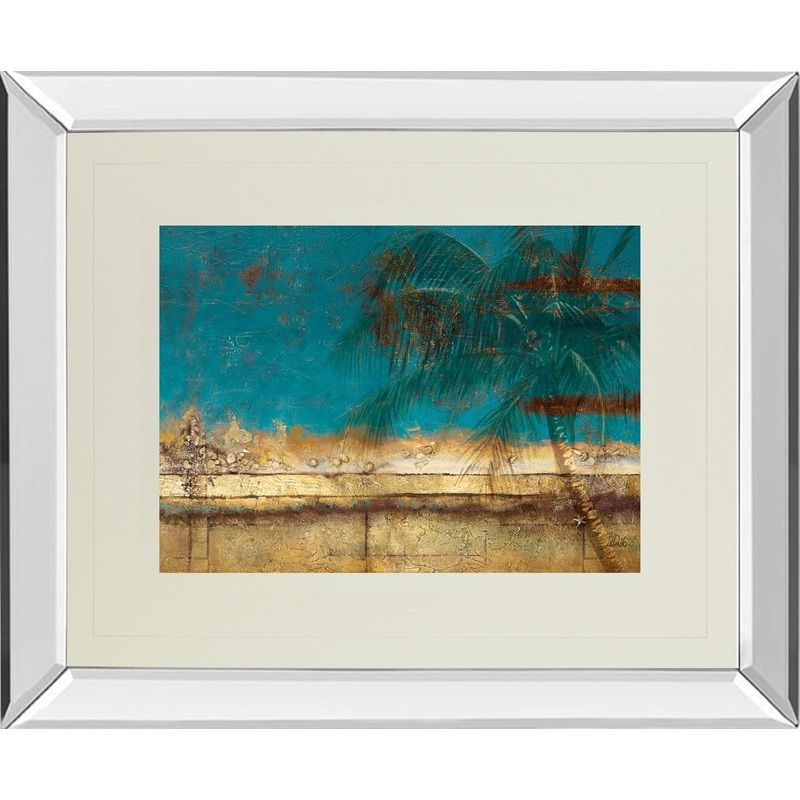 Sea Landscapes By Patricia Pinto – Mirror Framed Print Wall Art – Blue