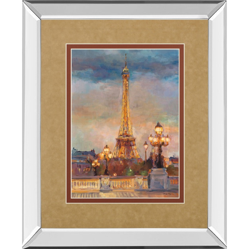 The Beginning Of The Evening By Marilyn Hageman – Mirror Framed Print Wall Art – Gold