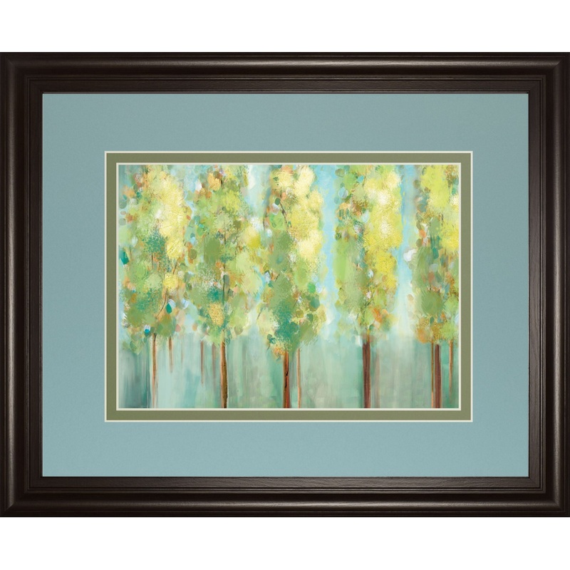 Turnwood By Susan Jill – Framed Print Wall Art – Green