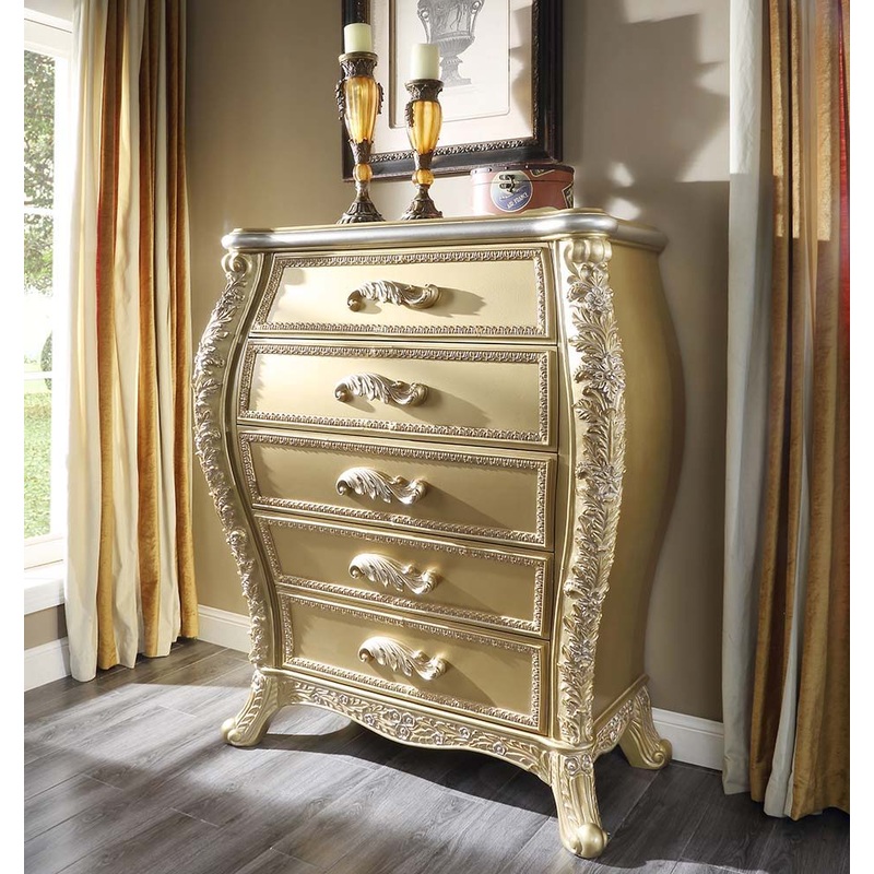 Cabriole – Chest – Gold Finish
