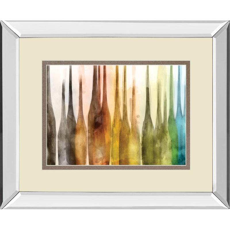 In Milan By Christine Soccio – Mirror Framed Print Wall Art – Bronze
