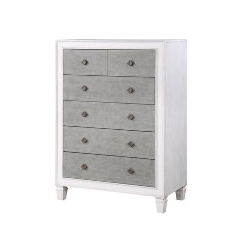 Katia – Chest – Rustic Gray & White Finish