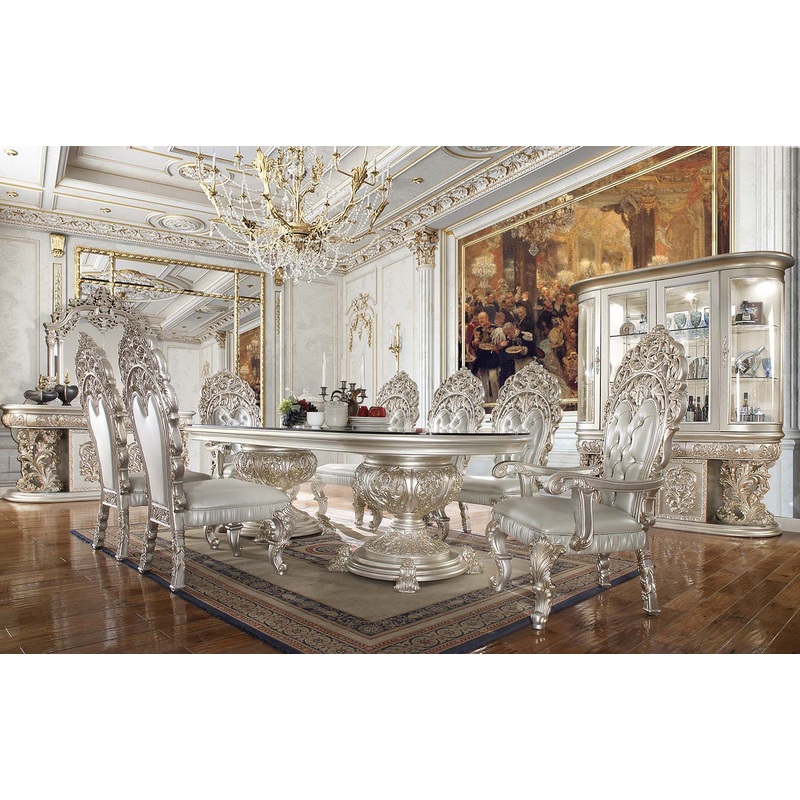 Sandoval – Dining Table – Champagne Finish – 31″