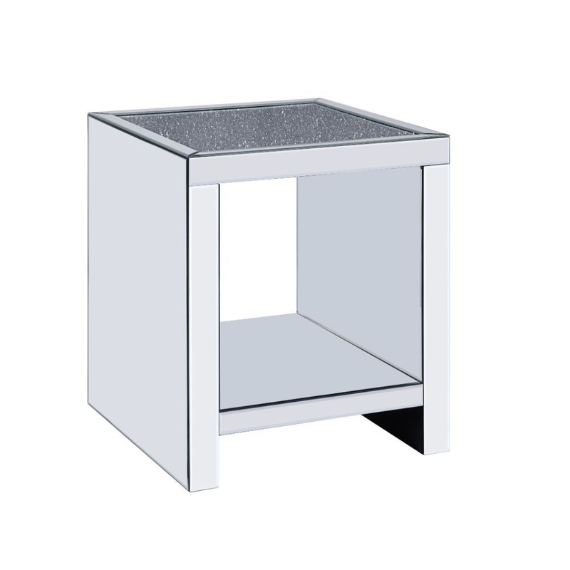 Malish – End Table – Mirrored
