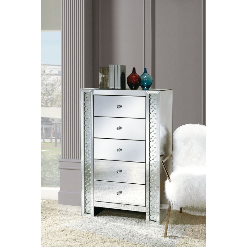 Nysa – Chest – Mirrored & Faux Crystals