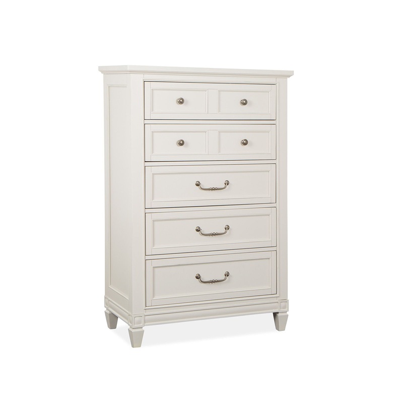 Willowbrook – Drawer Chest – Egg Shell White With Slight Rub Through