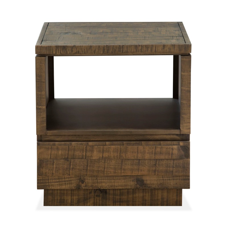 Baisden – Rectangular End Table – Tobacco