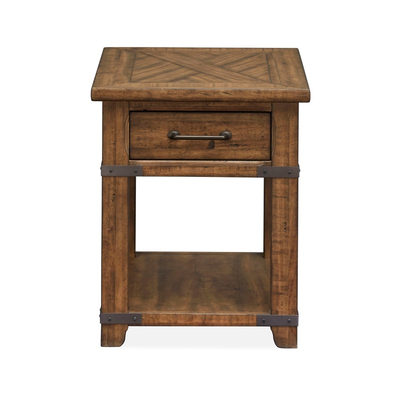 Chesterfield – Rectangular End Table – Farmhouse Timber