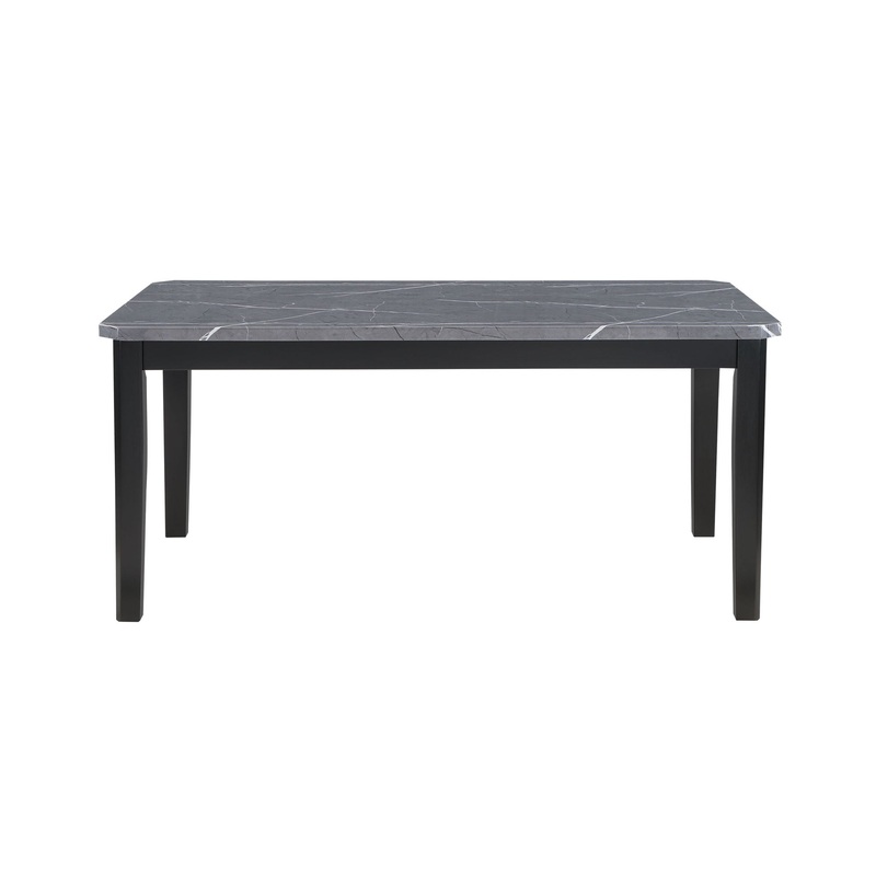 D8685 – Dining Table – Dark Gray / Black