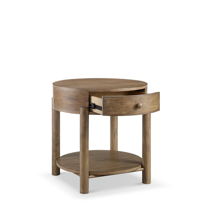 Hadleigh – Round End Table – Honey