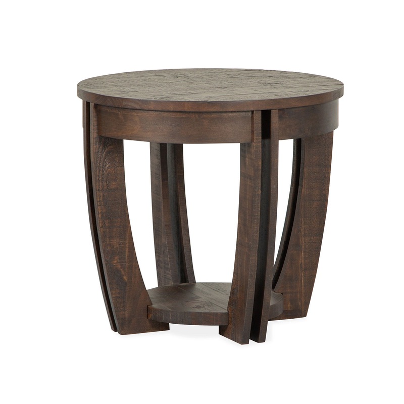 Lyndale – Round End Table – Nutmeg