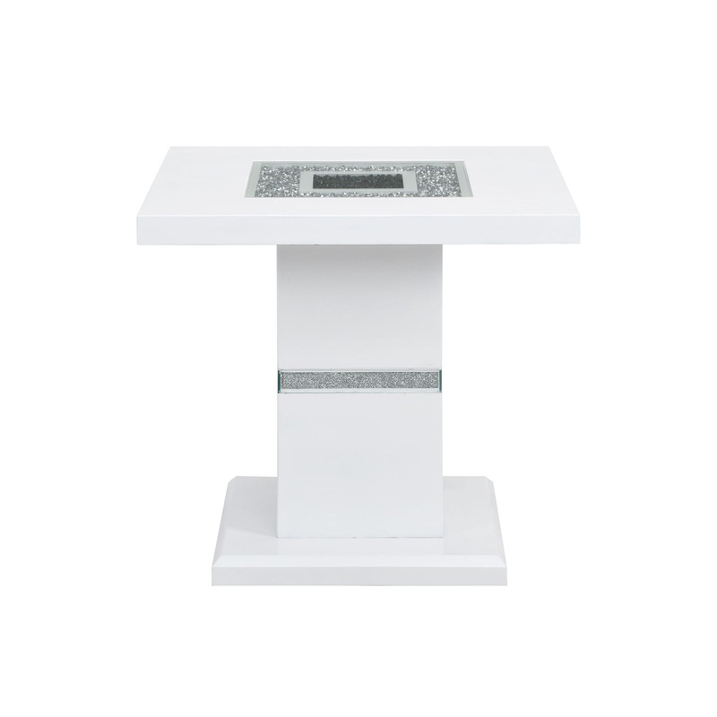 Monaco – End Table – White