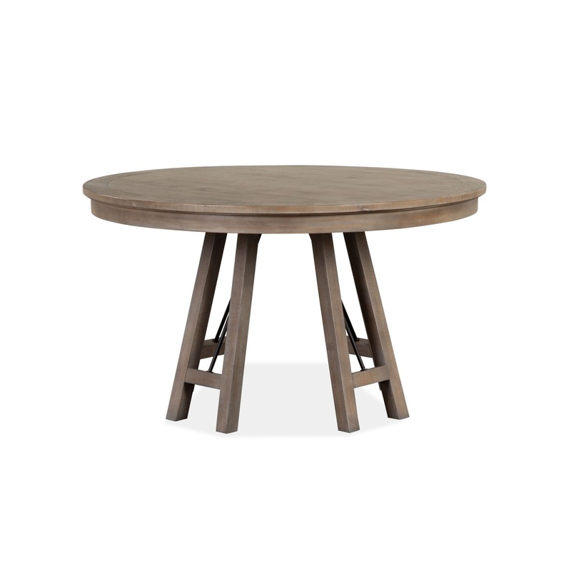 Paxton Place – Round Dining Table – Dovetail Grey