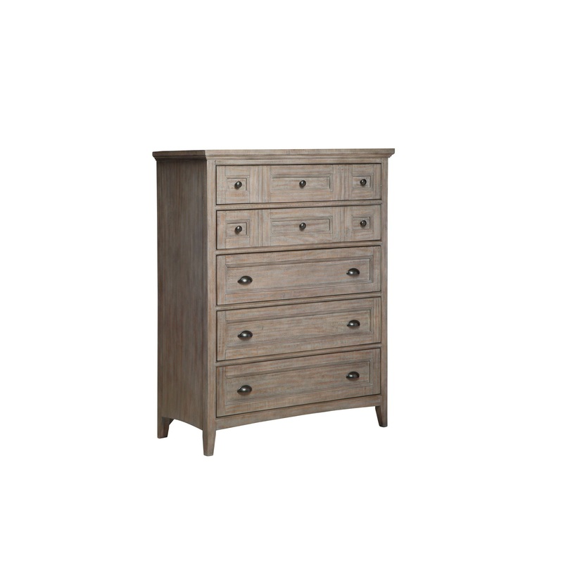 Paxton Place – Wood Drawer Chest – Dove Tail Grey
