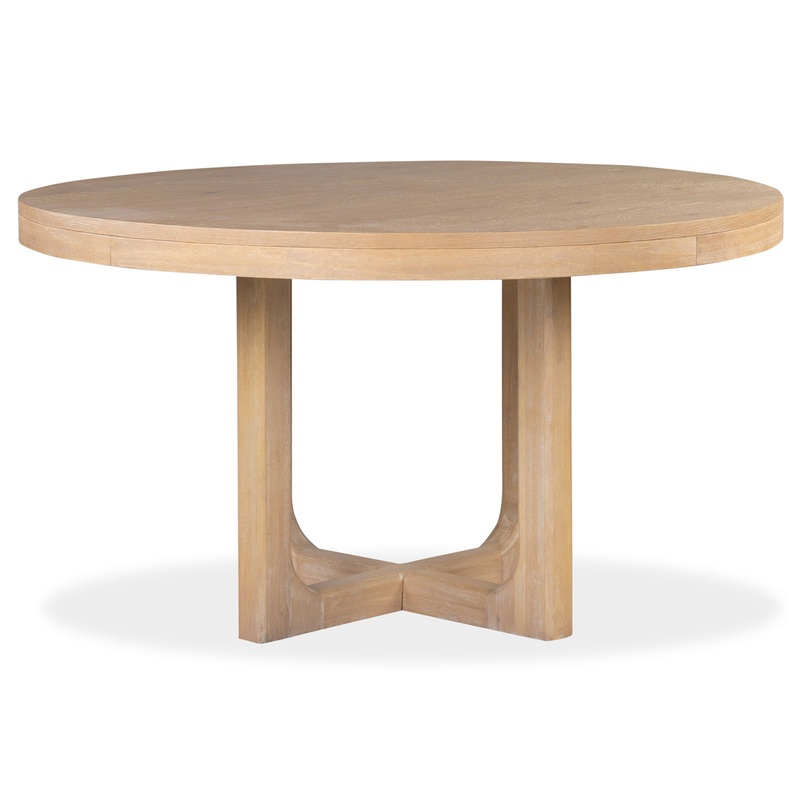 Somerset – Round Dining Table – Butternut and Omari Natural