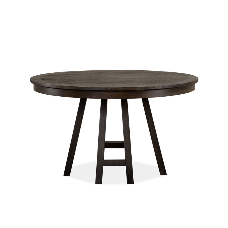 Westley Falls – Round Dining Table – Graphite